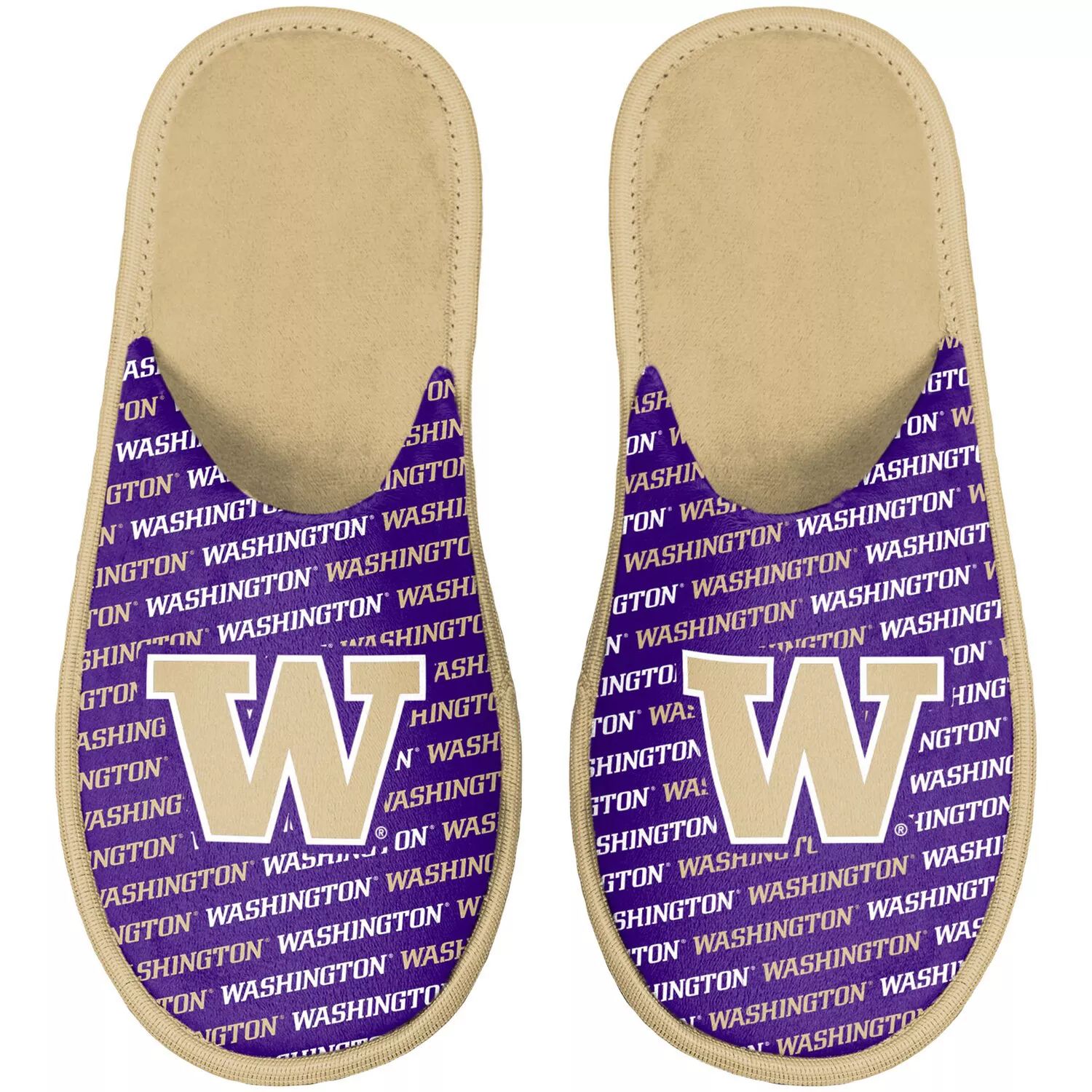 

Молодежные тапочки FOCO Washington Huskies Team Unbranded