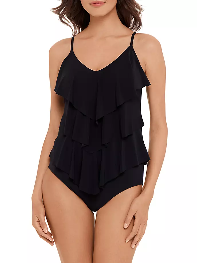 

Сплошной купальник Rita Magicsuit Swim, Plus Size, черный
