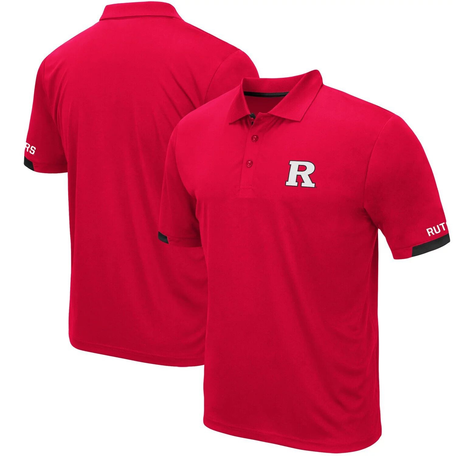 

Мужская рубашка-поло Scarlet Rutgers Scarlet Knights Logo Santry Colosseum