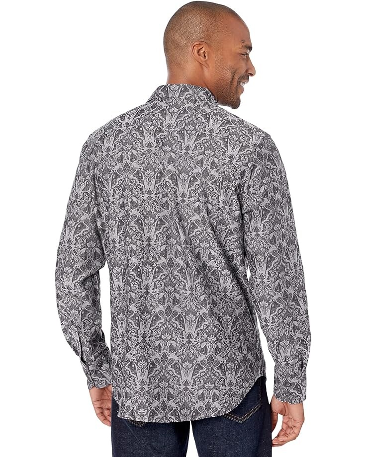 

Рубашка Robert Graham Highland Long Sleeve Woven Shirt, серый