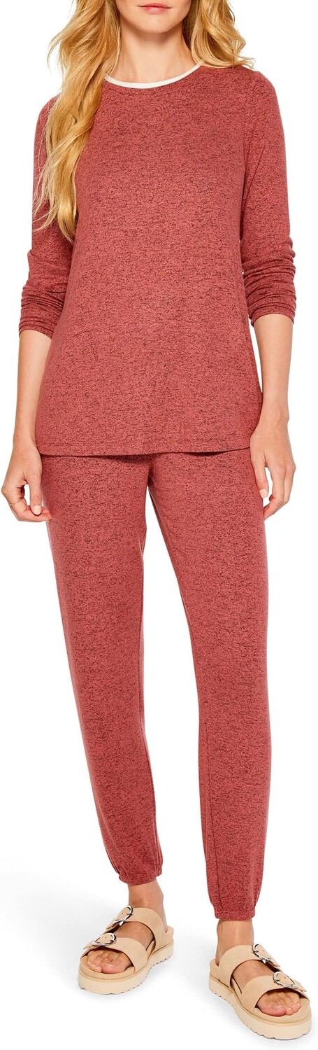 

Пуловер NIC+ZOE Sweet Dreams Layered Crew, цвет Rosewood