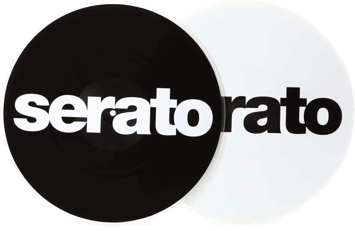 

Пара 12-дюймовых виниловых пластинок Serato Control — диск с логотипом Serato