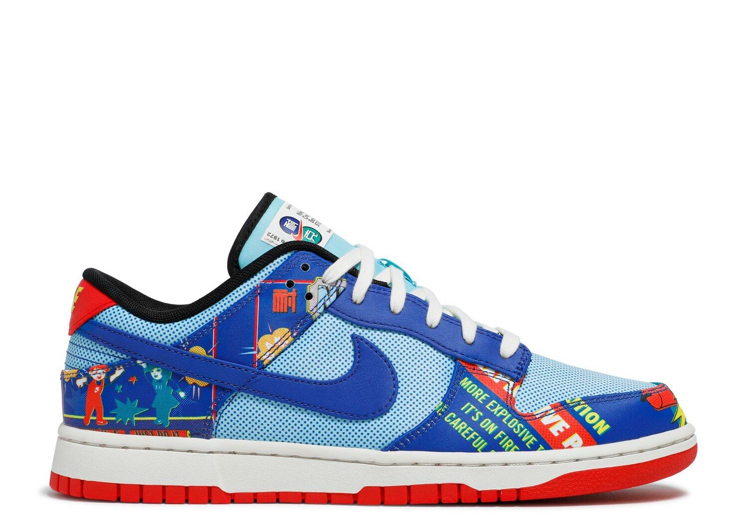 

Кроссовки Nike Dunk Low 'Chinese New Year - Firecracker', синий