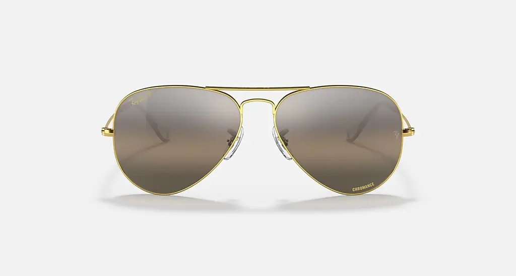 

Солнцезащитные очки Ray-Ban AVIATOR CHROMANCE, серебристый/серый