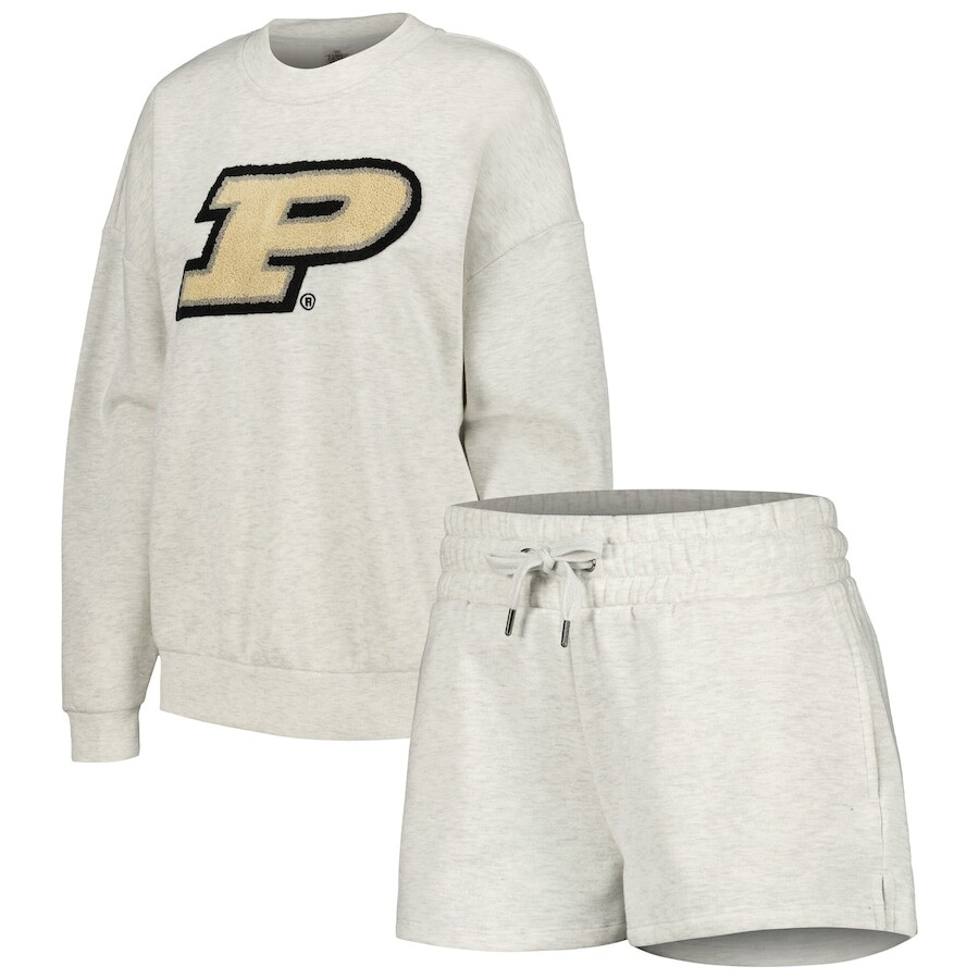 

Пижамный комплект Gameday Couture Purdue Boilermakers, пепельный