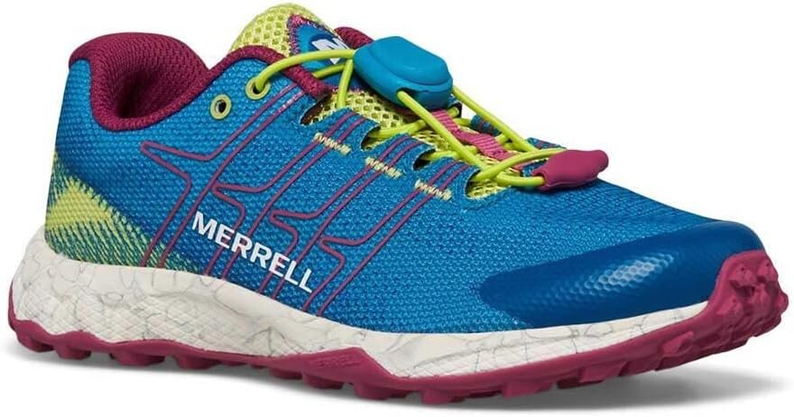 

Походная обувь Moab Flight Low A/C Merrell, цвет Teal/Lime/Fuchsia