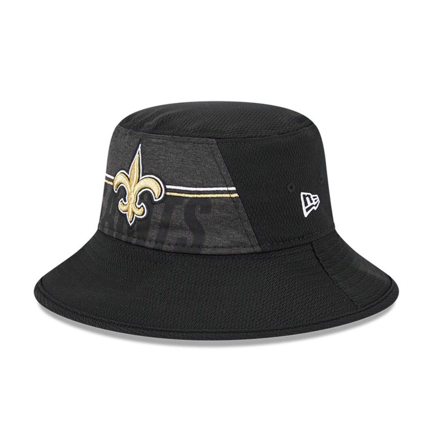 

Мужская черная эластичная панама New Orleans Saints 2023 для тренировочного лагеря НФЛ New Era