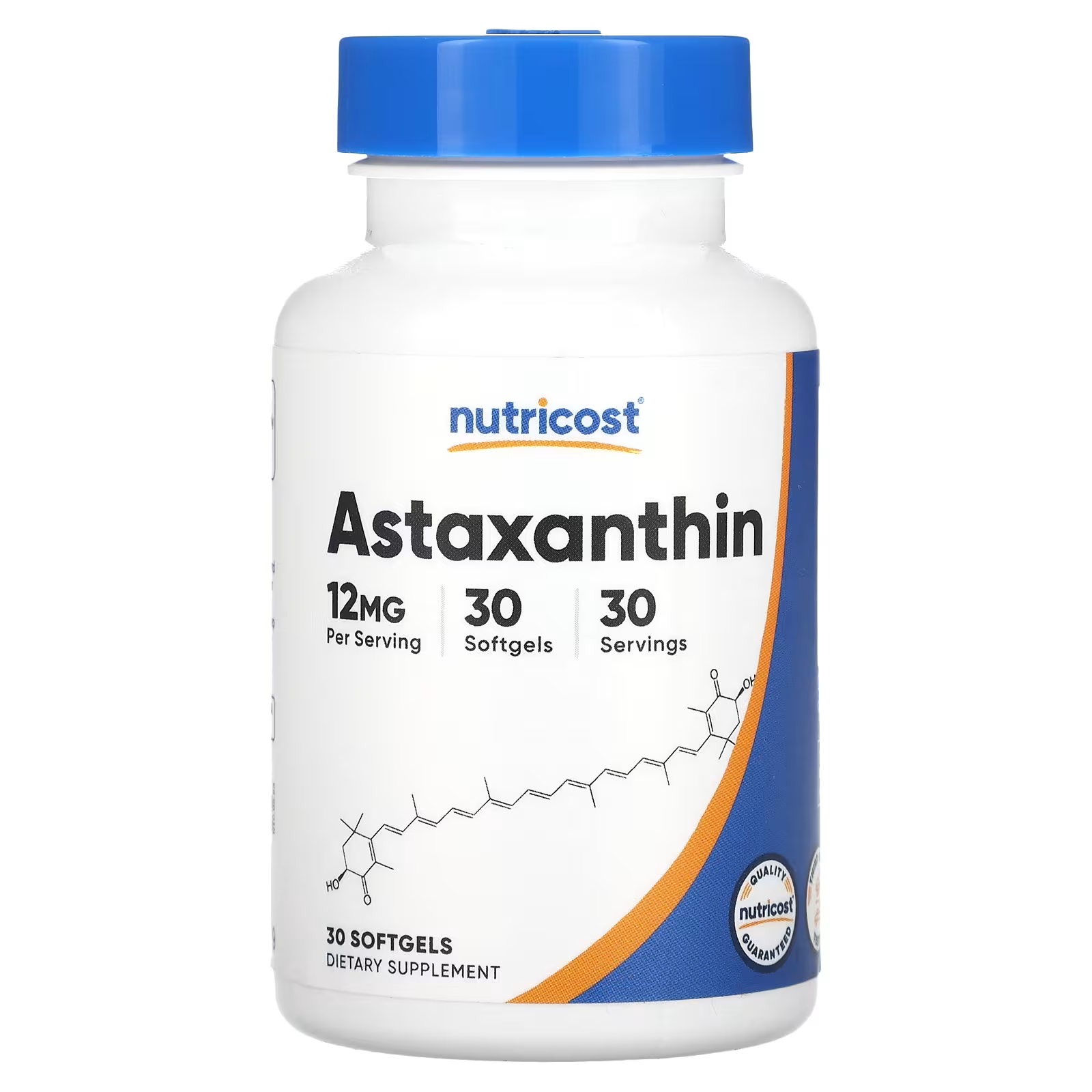 Nutricost Астаксантин 12 мг 30 мягких таблеток nutricology астаксантин 12 мг 60 мягких таблеток