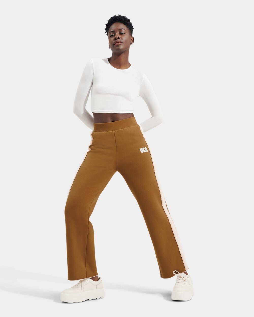 

Штаны Myah Bonded Fleece Pant UGG, коричневый