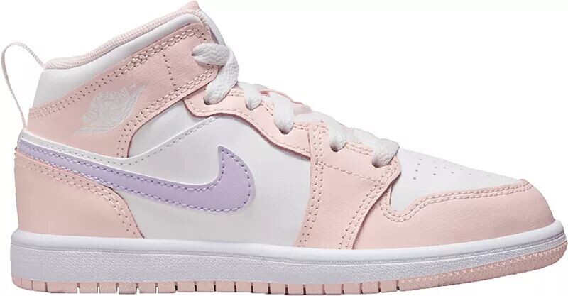 

Детские баскетбольные кроссовки Air Jordan 1 Mid для дошкольников Jordan, мультиколор