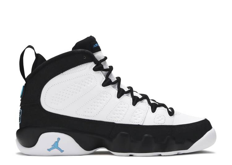 

Кроссовки AIR JORDAN 9 RETRO GS 'UNIVERSITY BLUE', белый