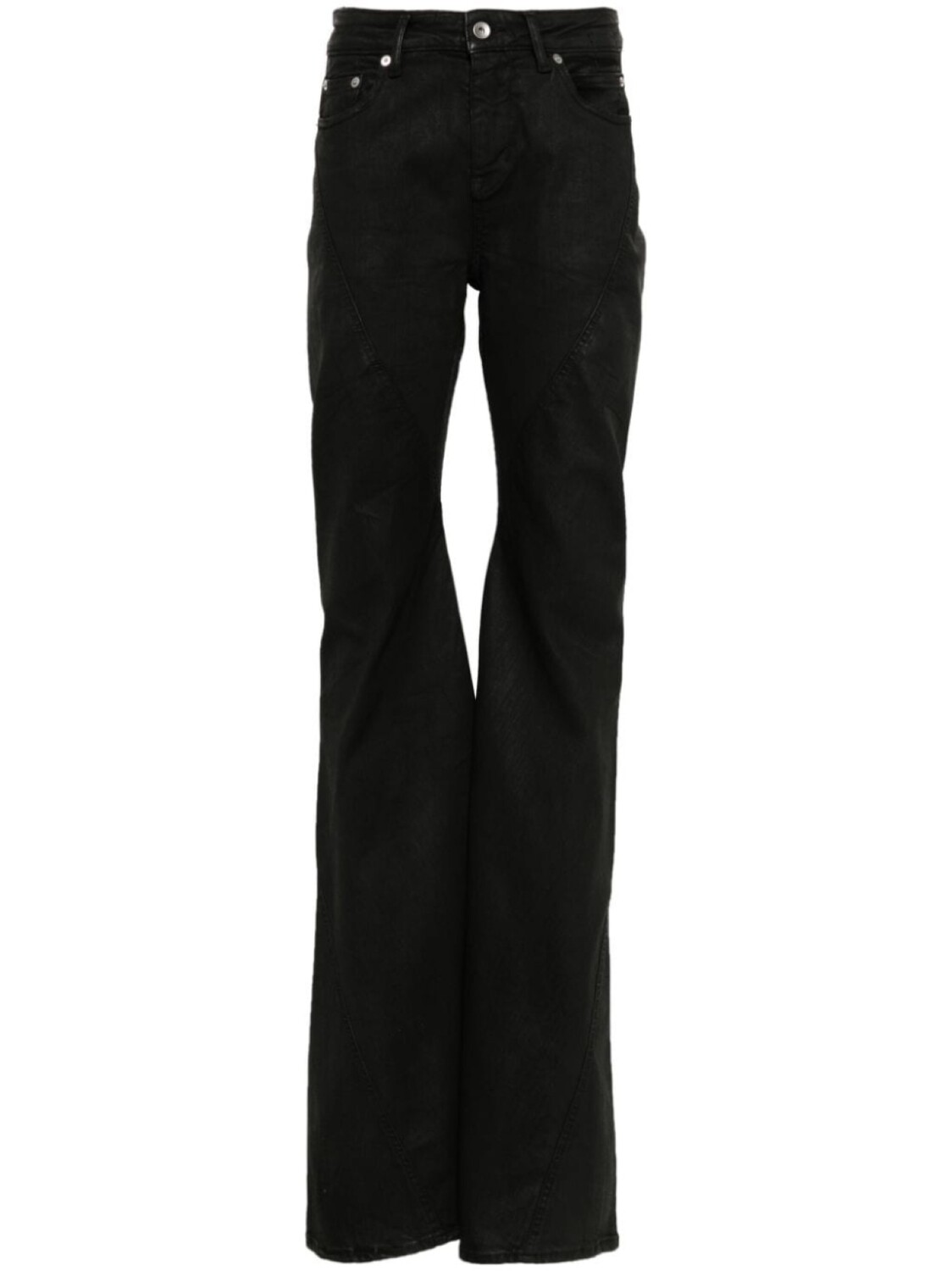 

Rick Owens DRKSHDW косые джинсы Bootcut, черный