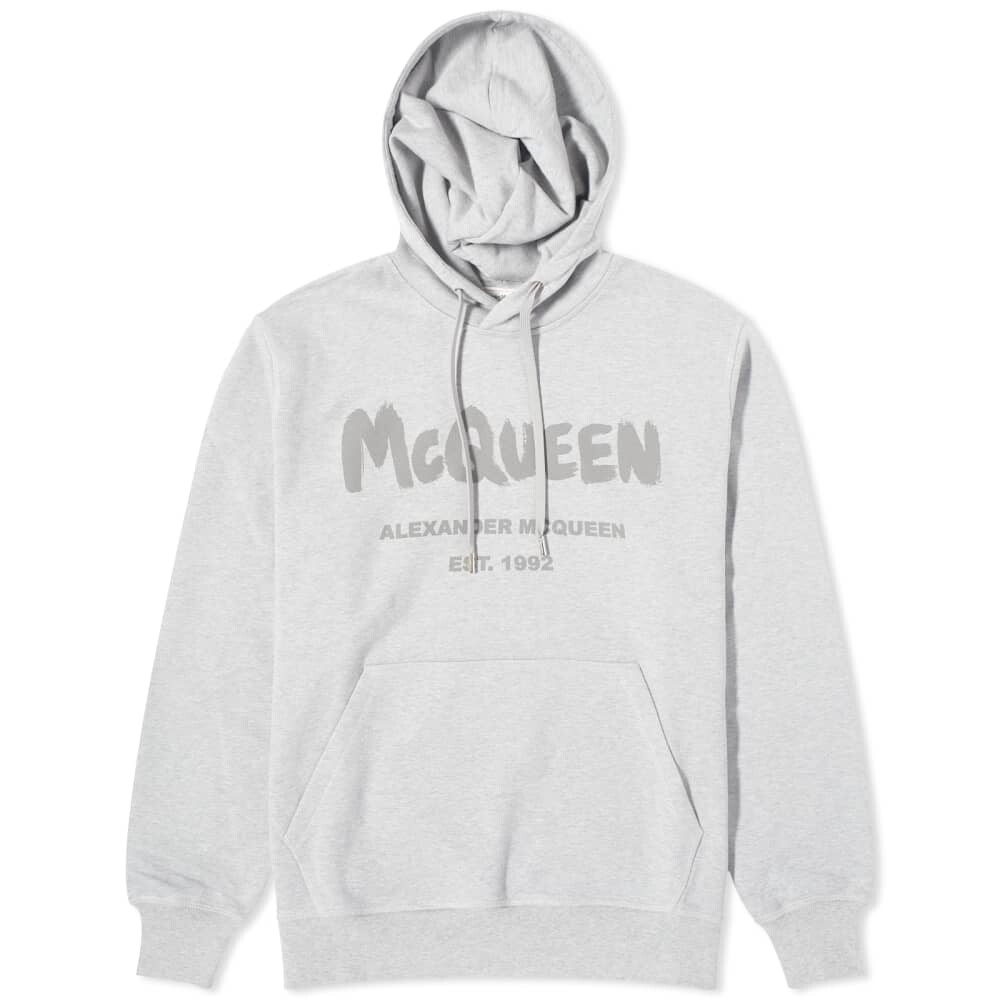 

Толстовка с логотипом Alexander McQueen в стиле граффити