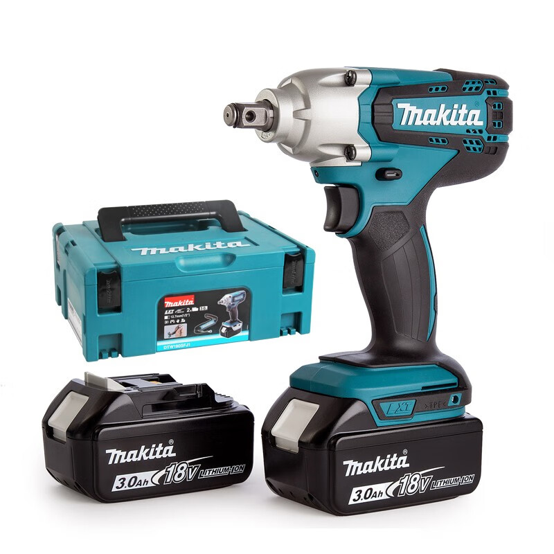 Гайковерт ударный Makita DTW190SFJ1, 12,5 мм + два аккумулятора 3.0Ah