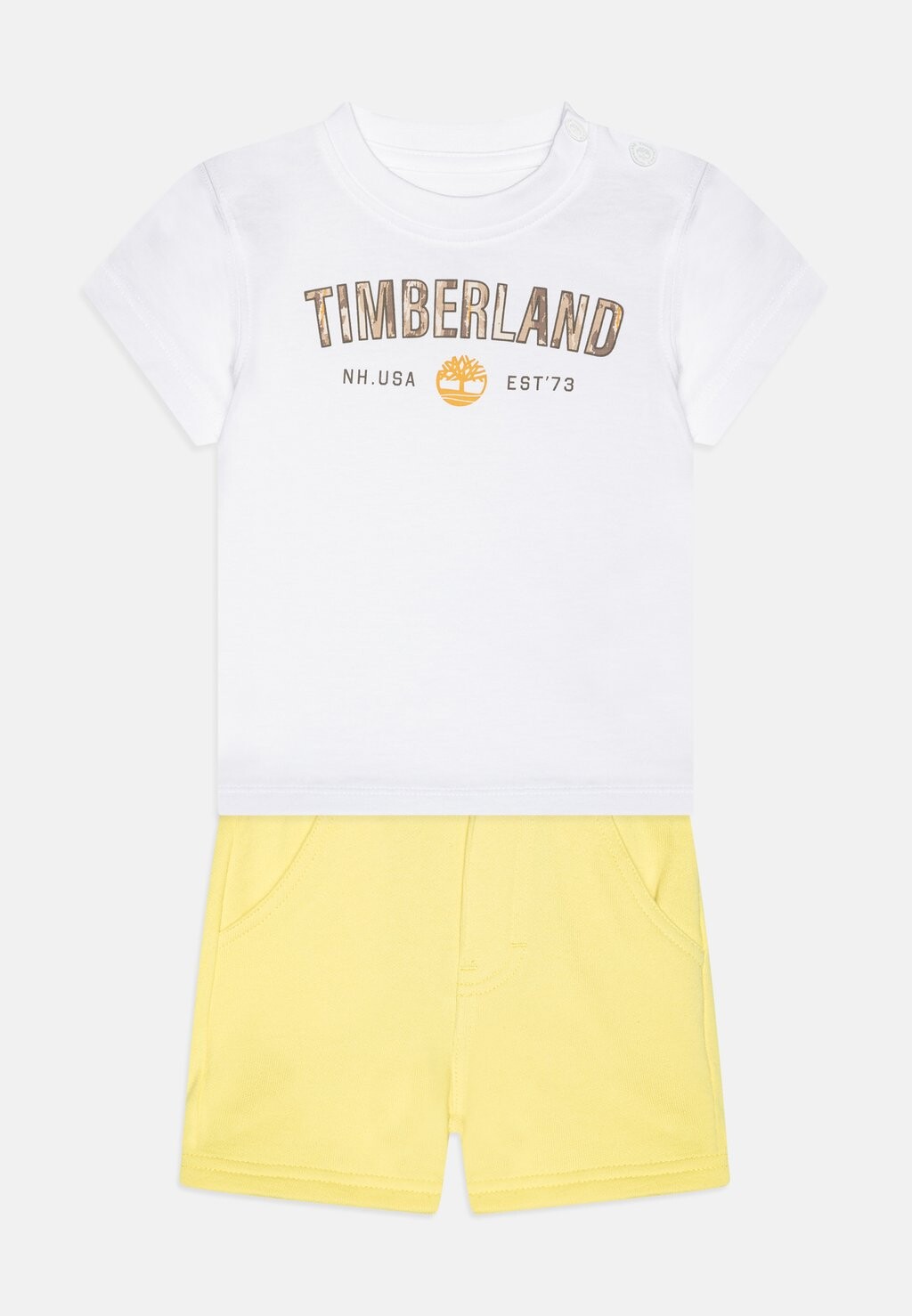 

Футболка с принтом SET Timberland, цвет blanc/jaune
