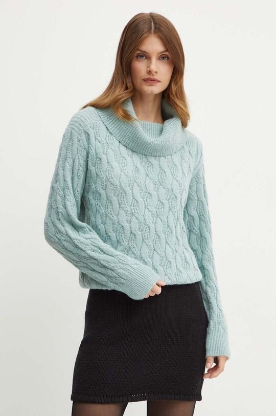 

Свитер из смесовой шерсти Twinset, зеленый