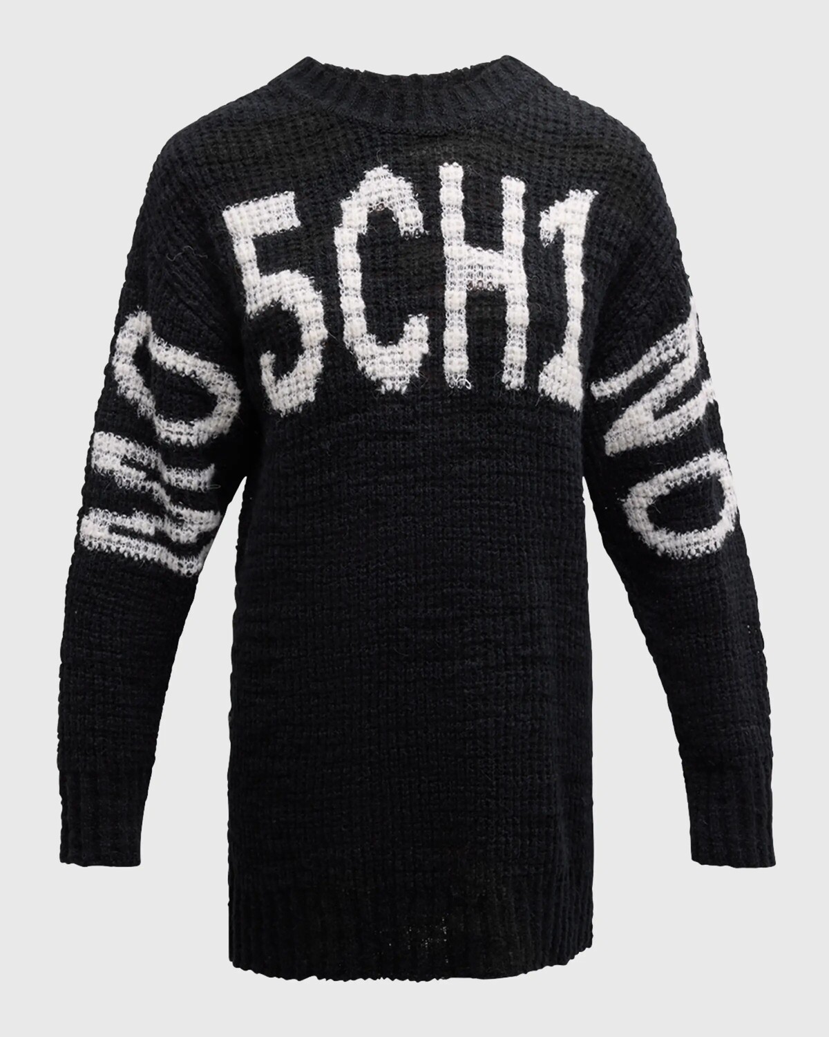 

Платье-свитер с логотипом Moschino Jeans, цвет Multi Black