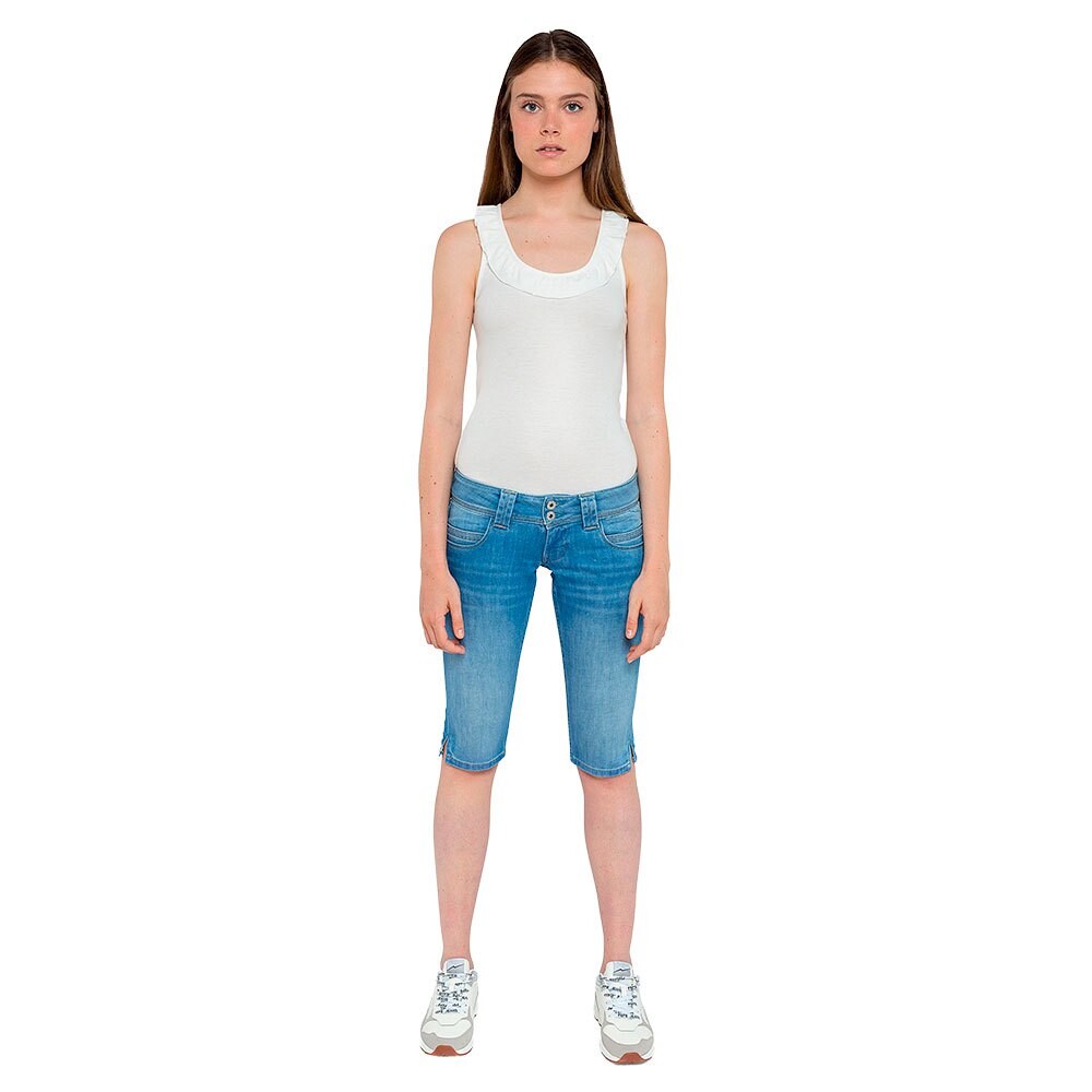 

Шорты Pepe Jeans Venus Crop Denim, синий