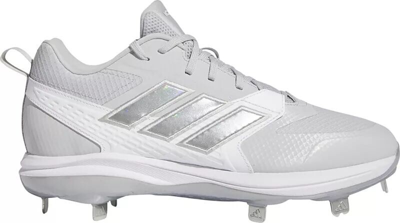 

Мужские металлические бейсбольные бутсы Adidas Icon 8, серый/серебристый
