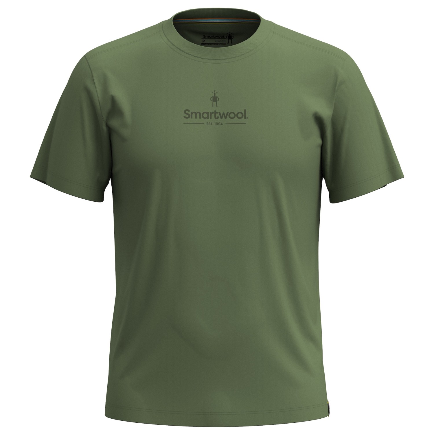 цена Рубашка из мериноса Smartwool Logo Graphic S/S Tee Slim Fit, цвет Fern Green