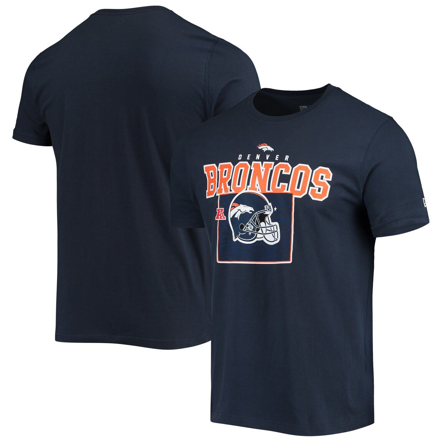 

Мужская темно-синяя футболка New Era Denver Broncos Local Pack, Синий