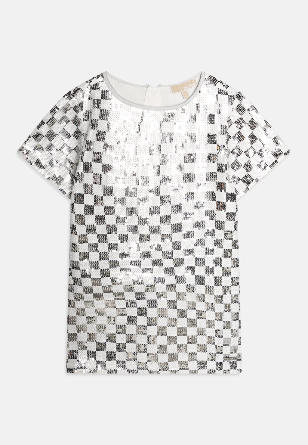 Коктейльное/праздничное платье SHORT SLEEVED DRESS Michael Kors Kids, цвет grey/white