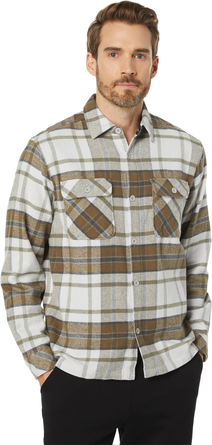 

Рубашка Santa Cruz Shoreline Flannel Hurley, цвет Platinum