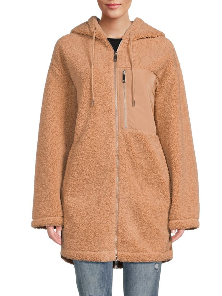 

Пальто Тедди из искусственной овчины Dkny, цвет Tan