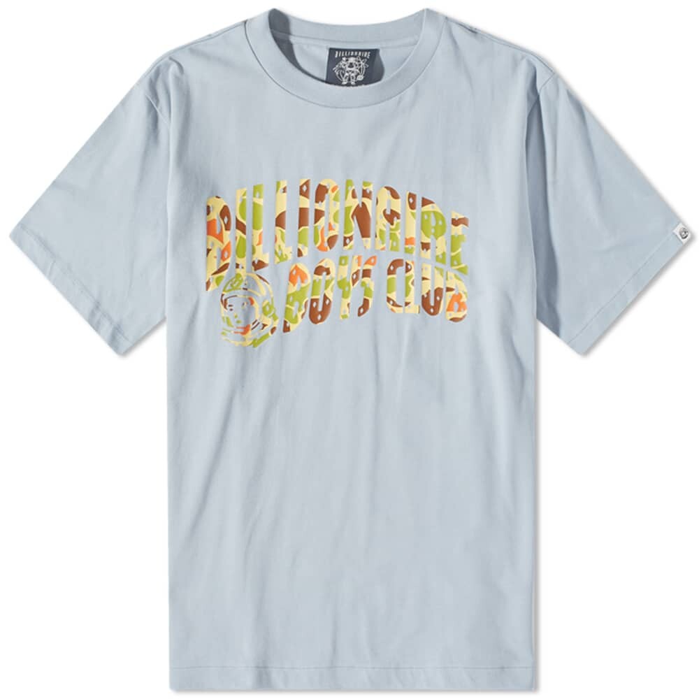 

Футболка с камуфляжным логотипом Billionaire Boys Club, синий