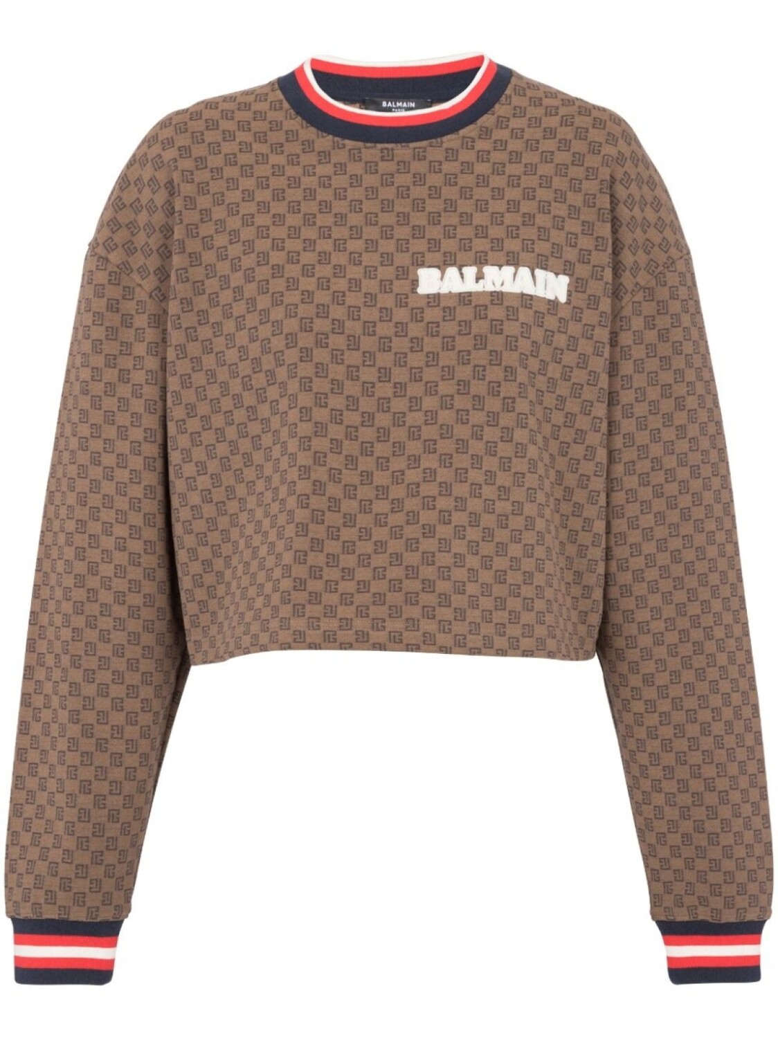 

Balmain толстовка с вышитым логотипом, синий