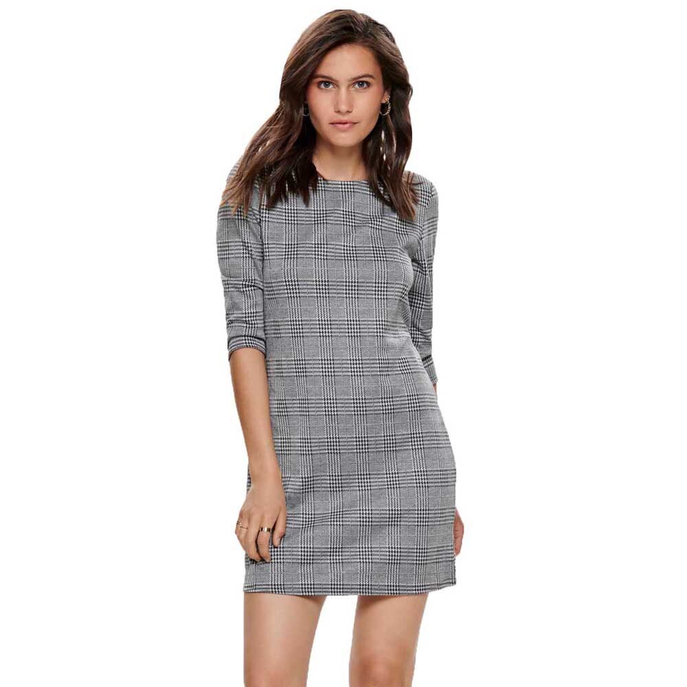 

Короткое платье Only Brilliant Check, черный