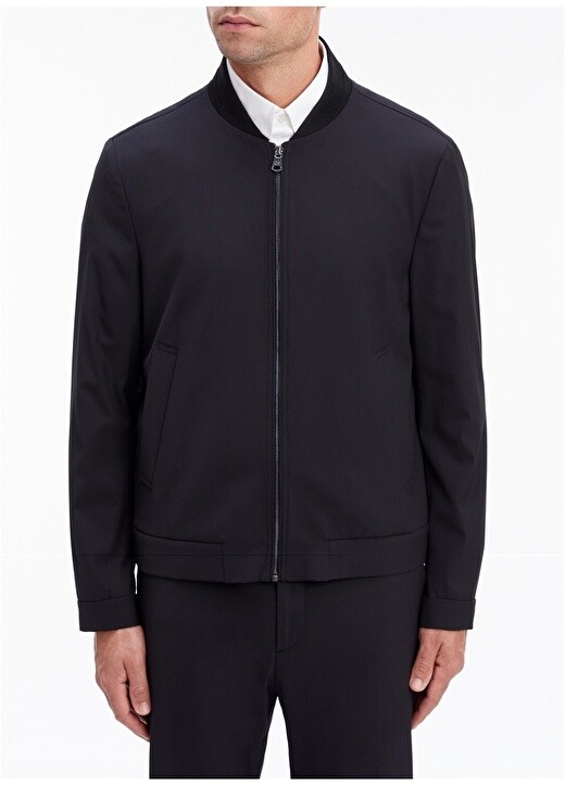 

Черная мужская куртка Slim Fit Calvin Klein, Черный