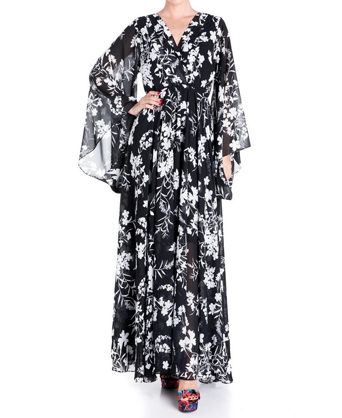 цена Женское платье макси закат Meghan Los Angeles, цвет Dahlia black