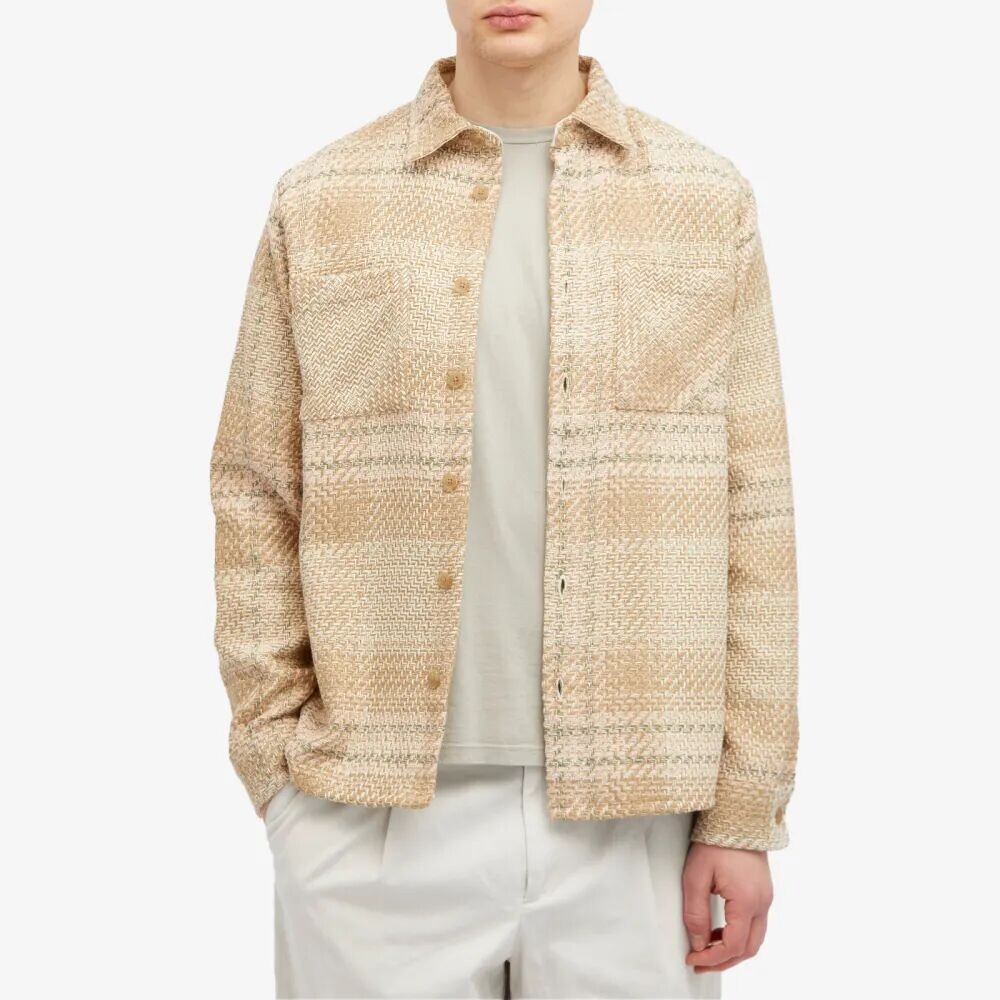 

Wax London Рубашка Whiting Giant с эффектом омбре, бежевый