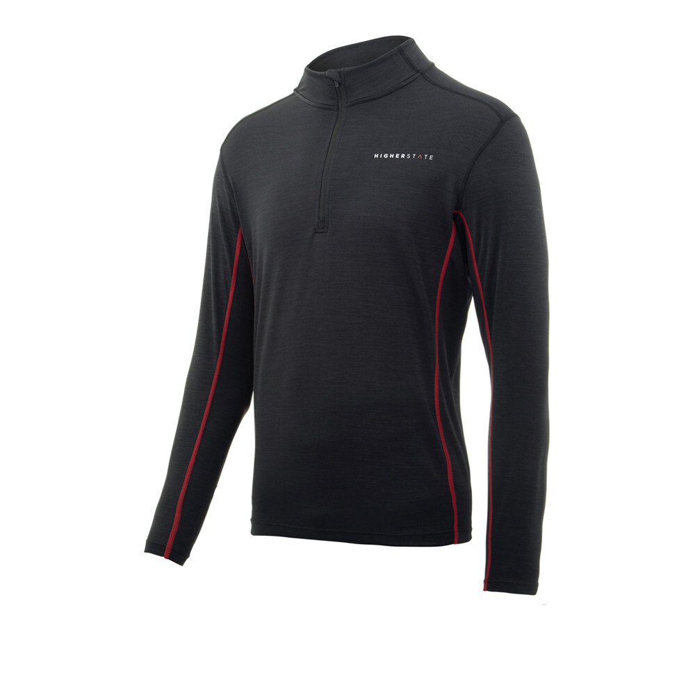 

Спортивный топ Higher State L/S 1/4 Zip Neck, черный