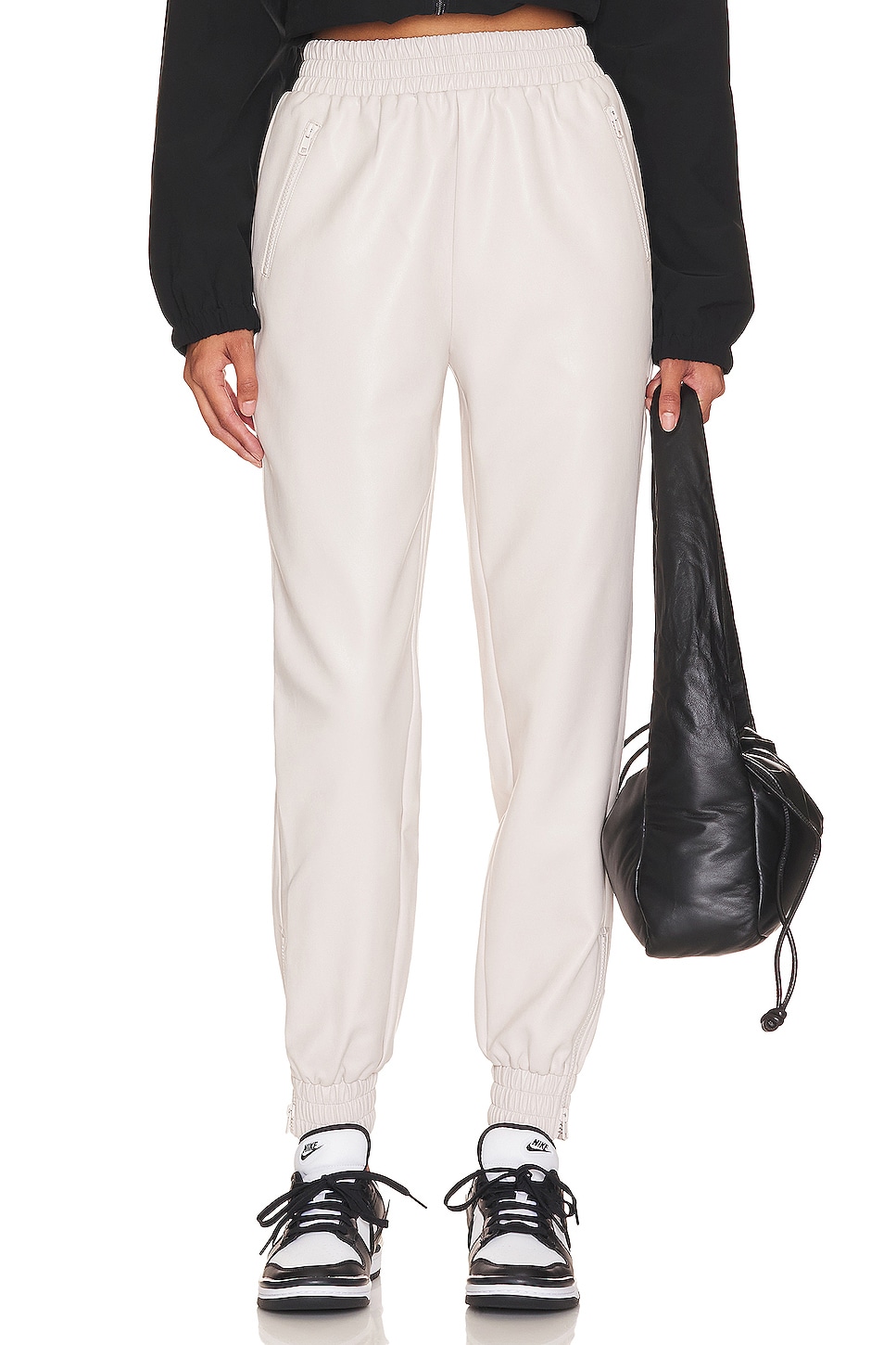 

Брюки superdown Rinah Leather Jogger, цвет Bone