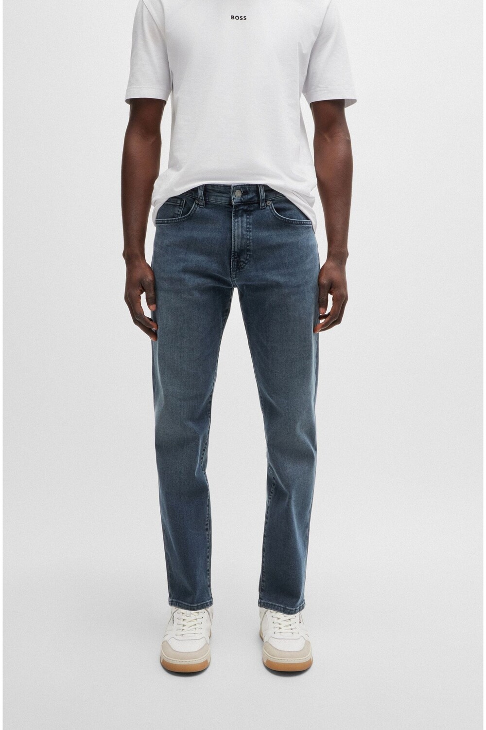 

Джинсы Regular fit из мягкого денима Boss, голубой