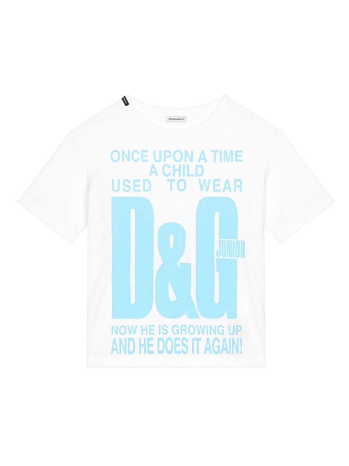 

Dolce & Gabbana футболка с надписью, белый