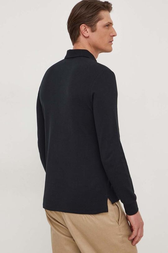 

Хлопковый топ с длинными рукавами Polo Ralph Lauren, черный