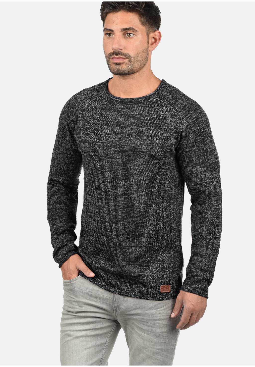 Вязаный свитер BHDAN Blend, цвет black