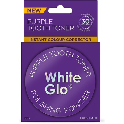 отбеливающий порошок для зубов 30 г Фиолетовый отбеливающий порошок для зубов, White Glo
