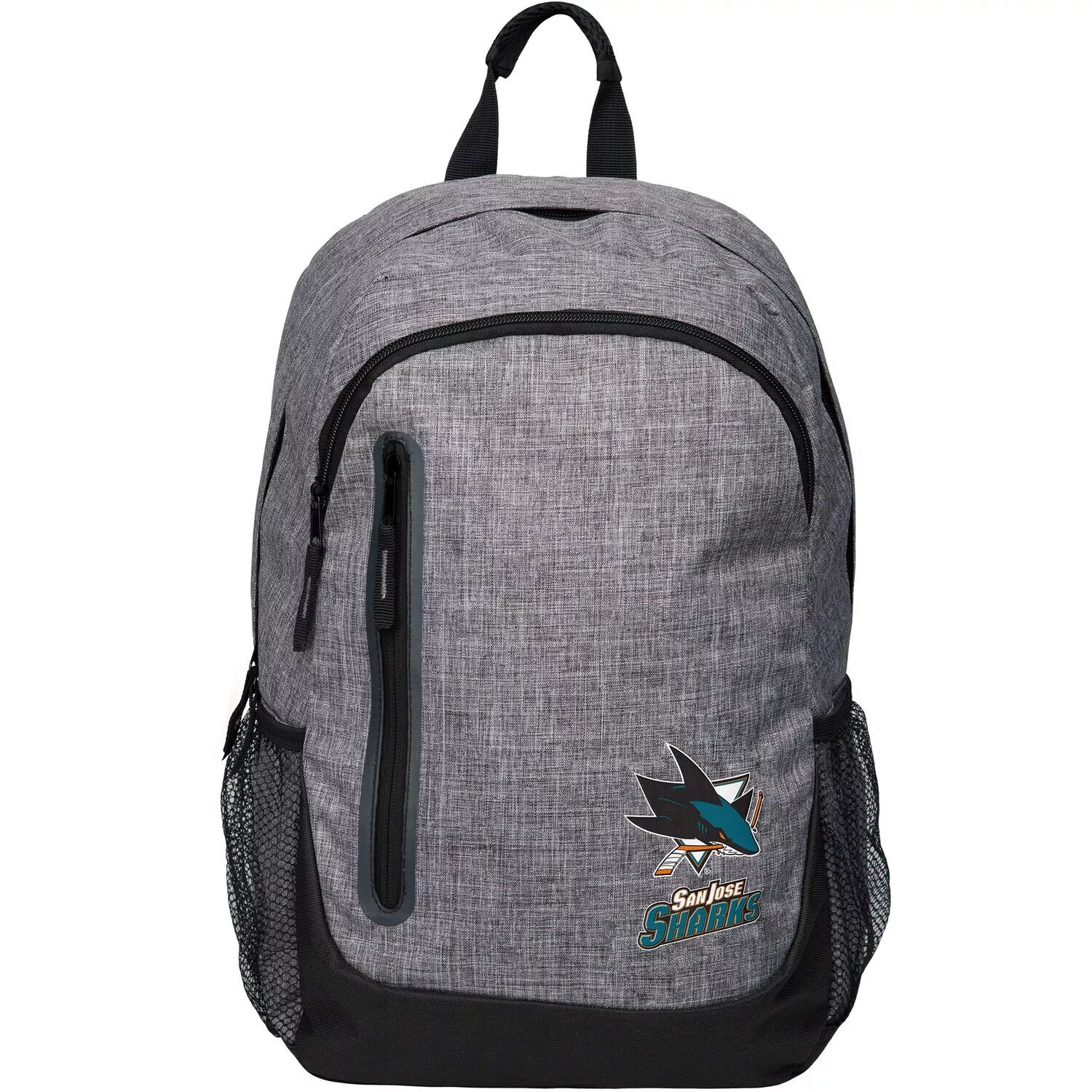 

Серый рюкзак с принтом San Jose Sharks