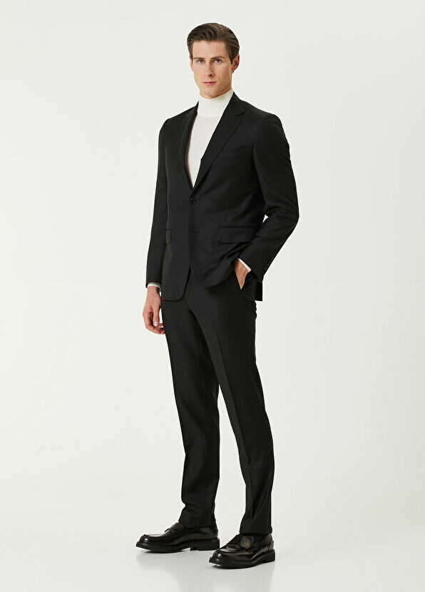 

Шерстяной костюм Canali, черный