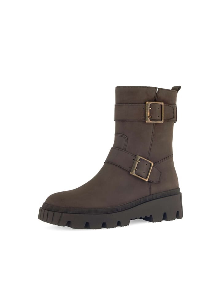 

Ботильоны Gabor Fashion Biker Boots, коричневый
