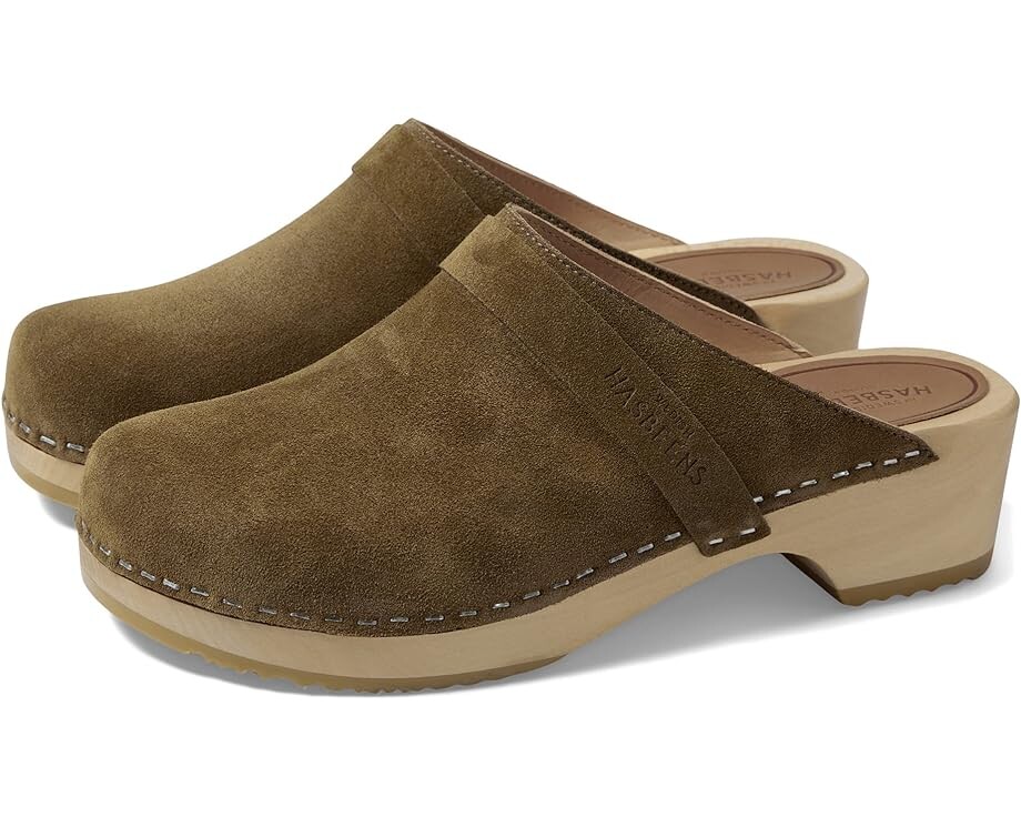 

Сабо Swedish Hasbeens Swedish Husband, цвет Tobacco Suede