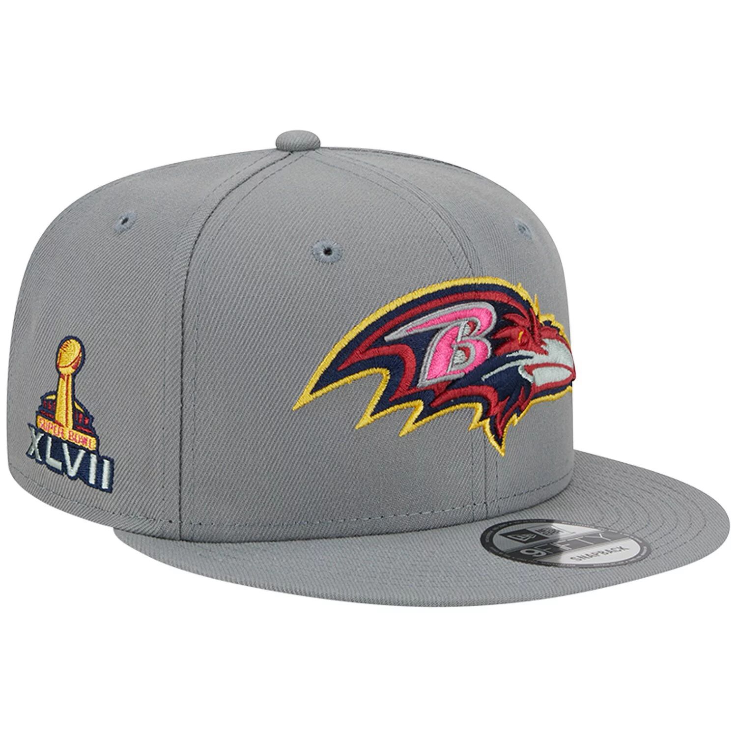 

Мужская серая кепка New Era Baltimore Ravens Color Pack 9FIFTY Snapback