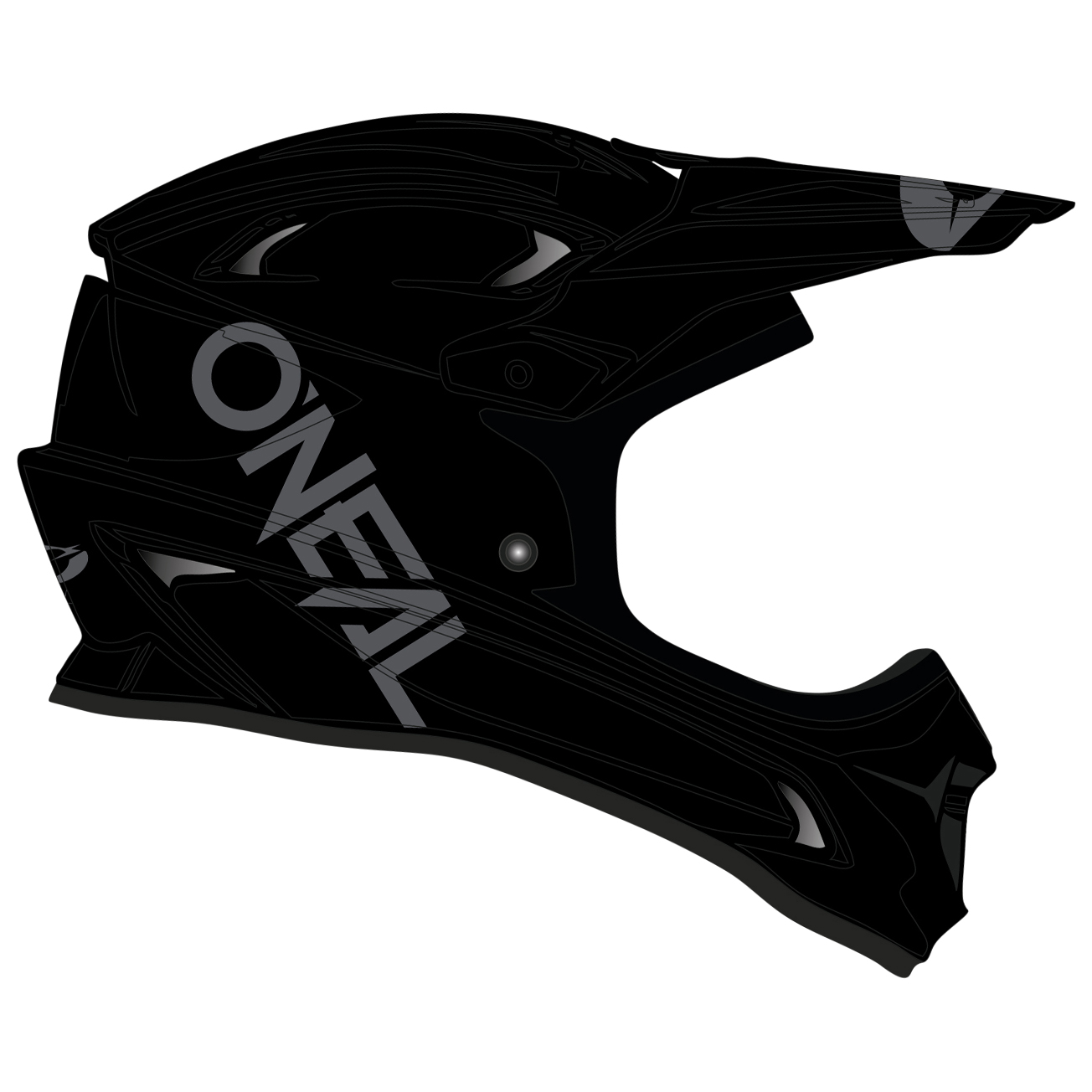 Велосипедный шлем O'Neal Sonus Helmet Solid, черный