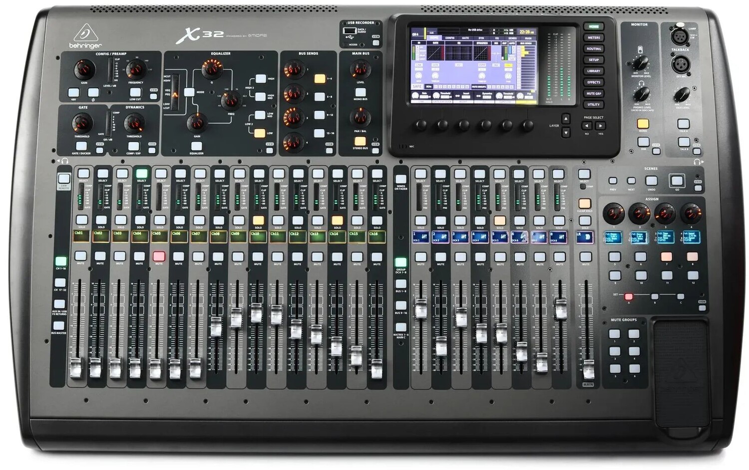 

40-канальный цифровой микшер Behringer X32