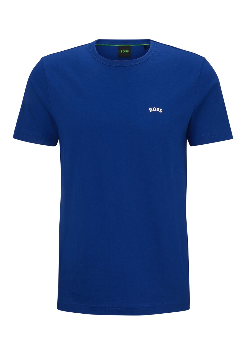 

Футболка BOSS TEE CURVED Regular Fit, синий