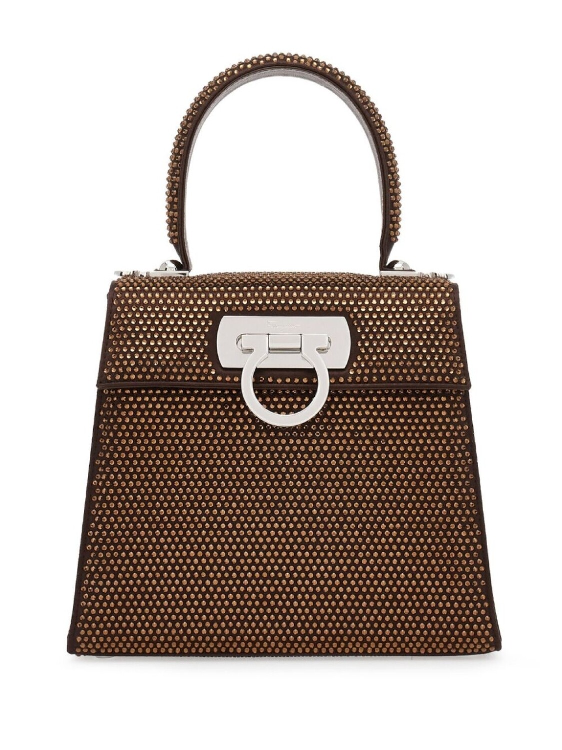

Ferragamo сумка Iconic с верхней ручкой, коричневый